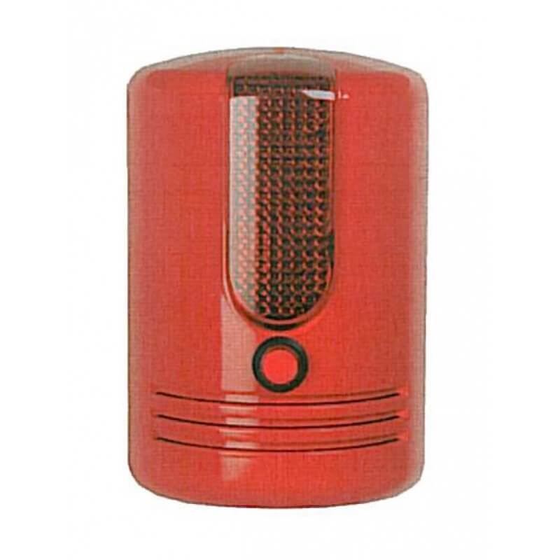Adesivi Allarme Per Auto - 6 Pezzi Rettangolari 52x35 Mm - Rosso - INDIGOS UG