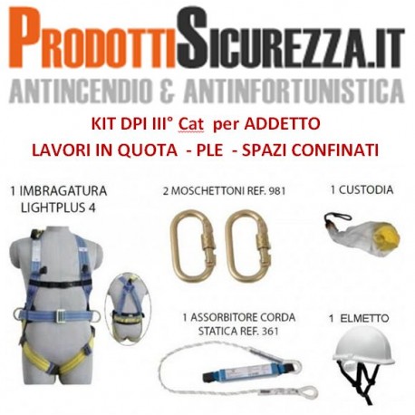 Kit sistema Anticaduta Light 4 Plus