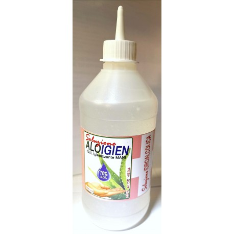 Pacco da 9 pezzi - Flaconi da 500ml di GEL IGIENIZZANTE MANI Soluzione Idroalcolica 70% (indicato per Corona Virus)