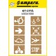 Maschera per Segnaletica Orizzontale Dime Kit Città