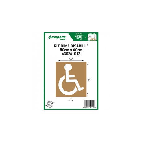 Maschera per Segnaletica Orizzontale Dime Kit Zebra