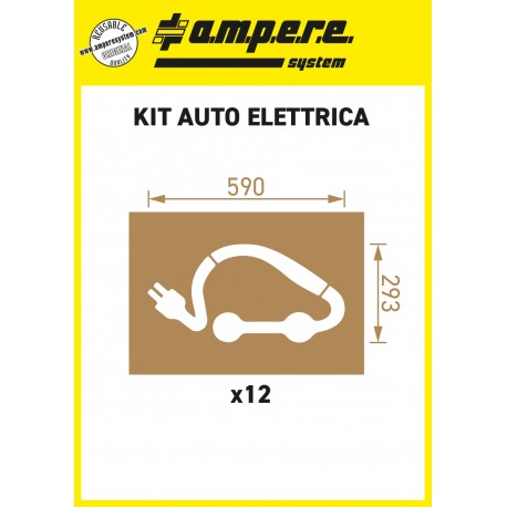 Maschera per Segnaletica Orizzontale Dime Kit Auto Elettrica