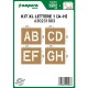 Maschera per Segnaletica Orizzontale Dime Kit XL Lettere ( A - H